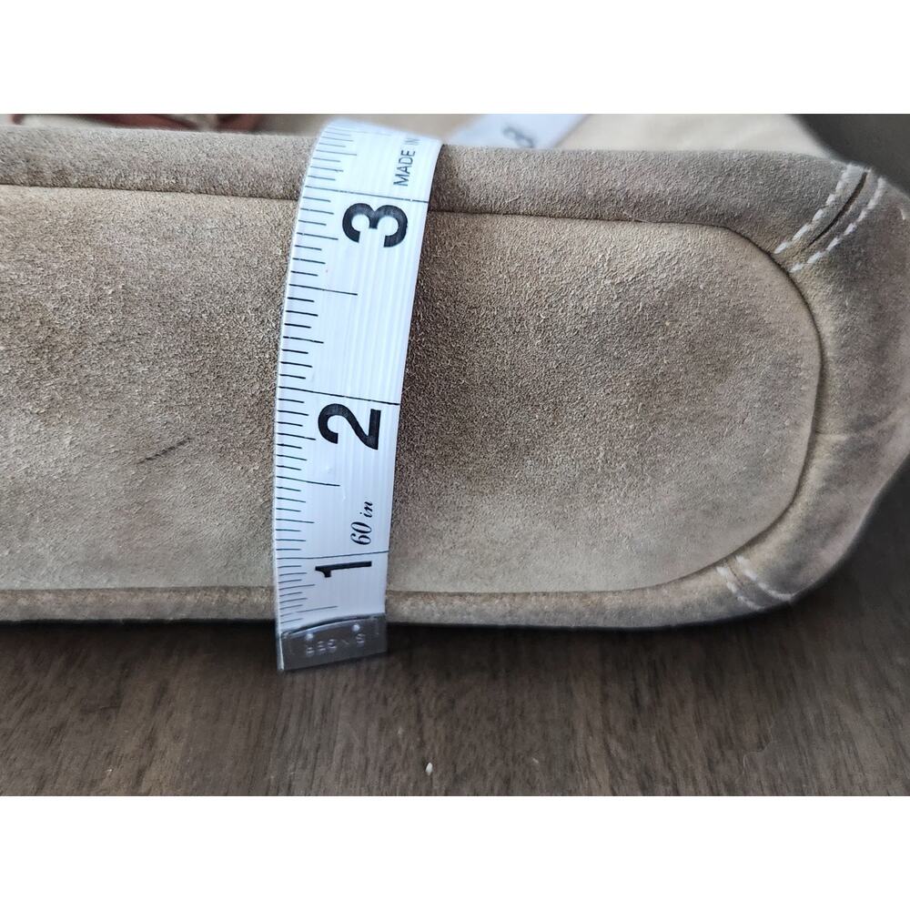 Vintage Coach Hamilton Hobo Shoulder Bag Suede Beige / Burgundy 705S-7472 - Picture 13 of 13